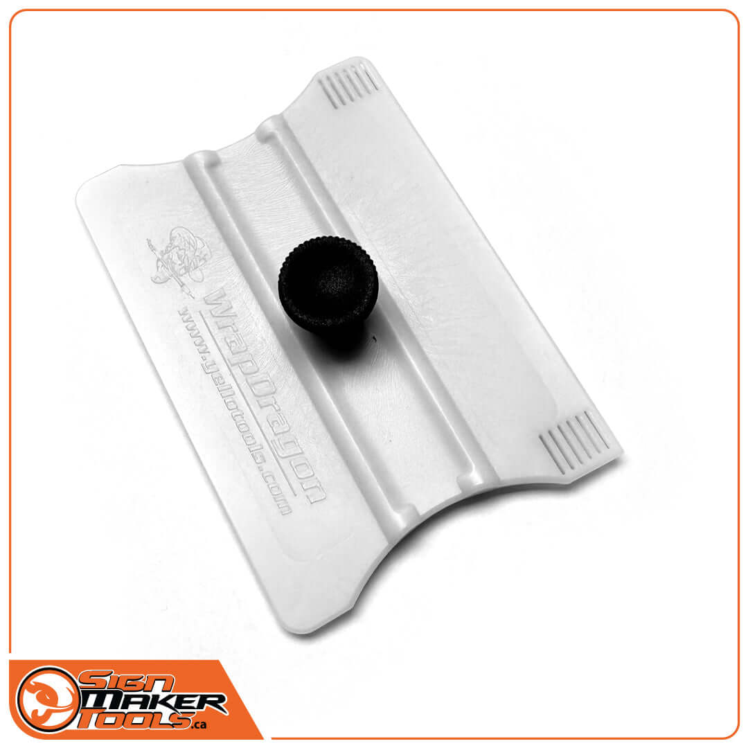 WrapDragon SlipCut Squeegee fully assembled with black knob