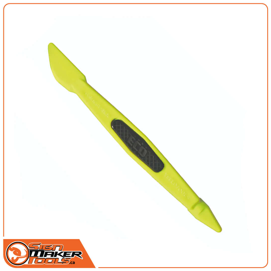 GoliaCut Stick neon yellow dual-head vinyl cutting tool