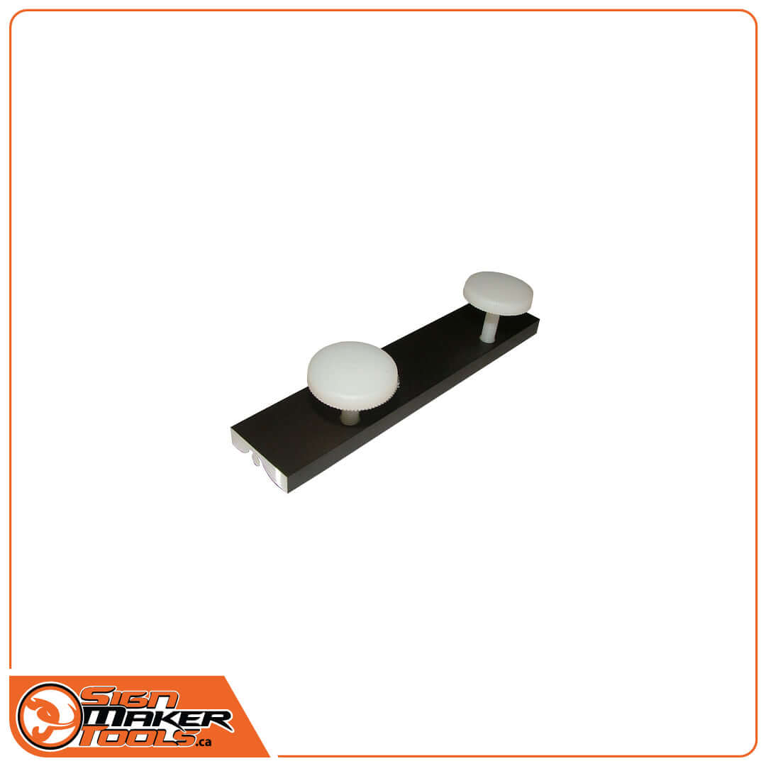 EasyLink Cutting Ruler Extension with two white tightening knobs on a black bar