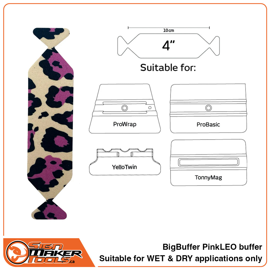 Buffer PinkLEO 4" (5 pack)