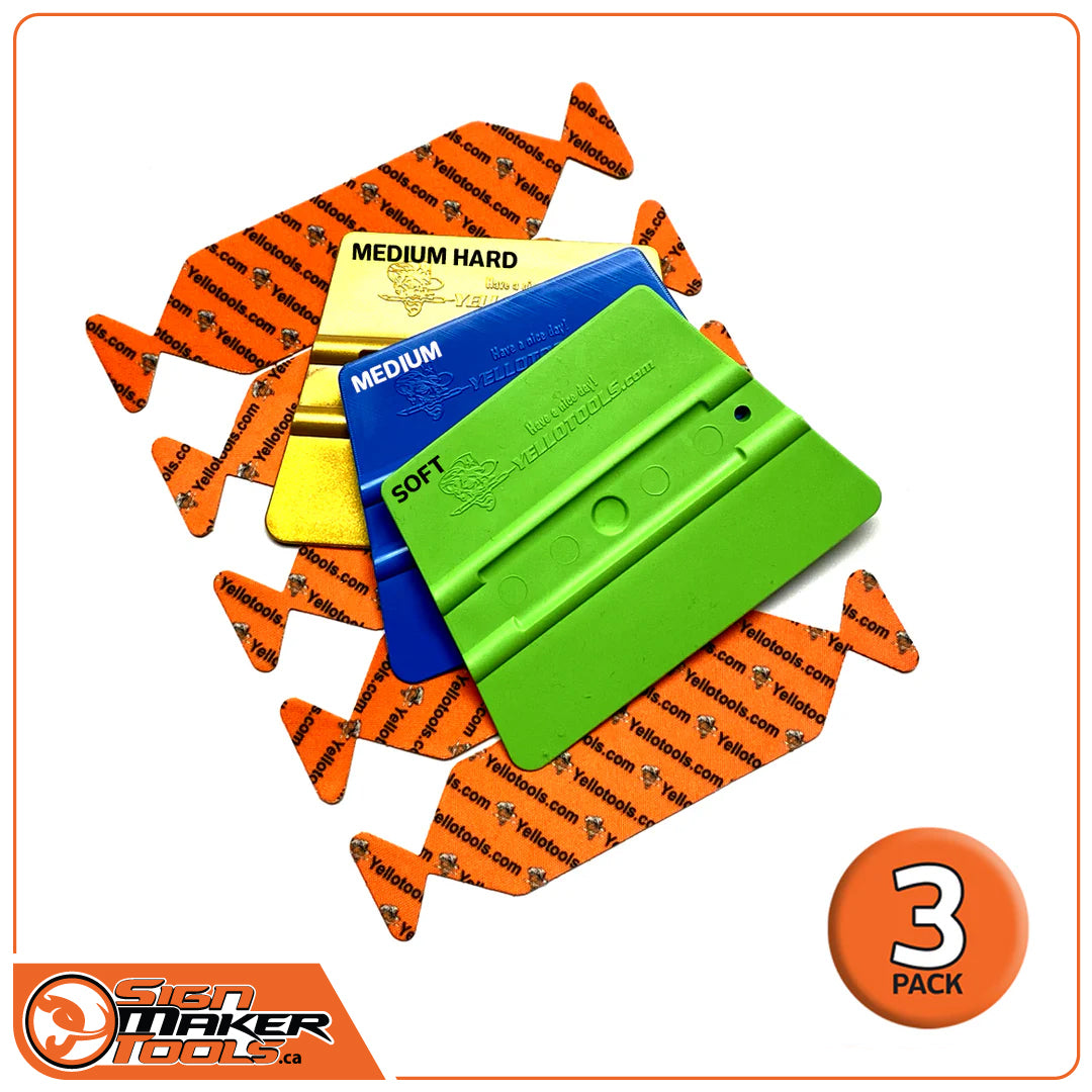 ProWrap 3PACK 4" squeegees