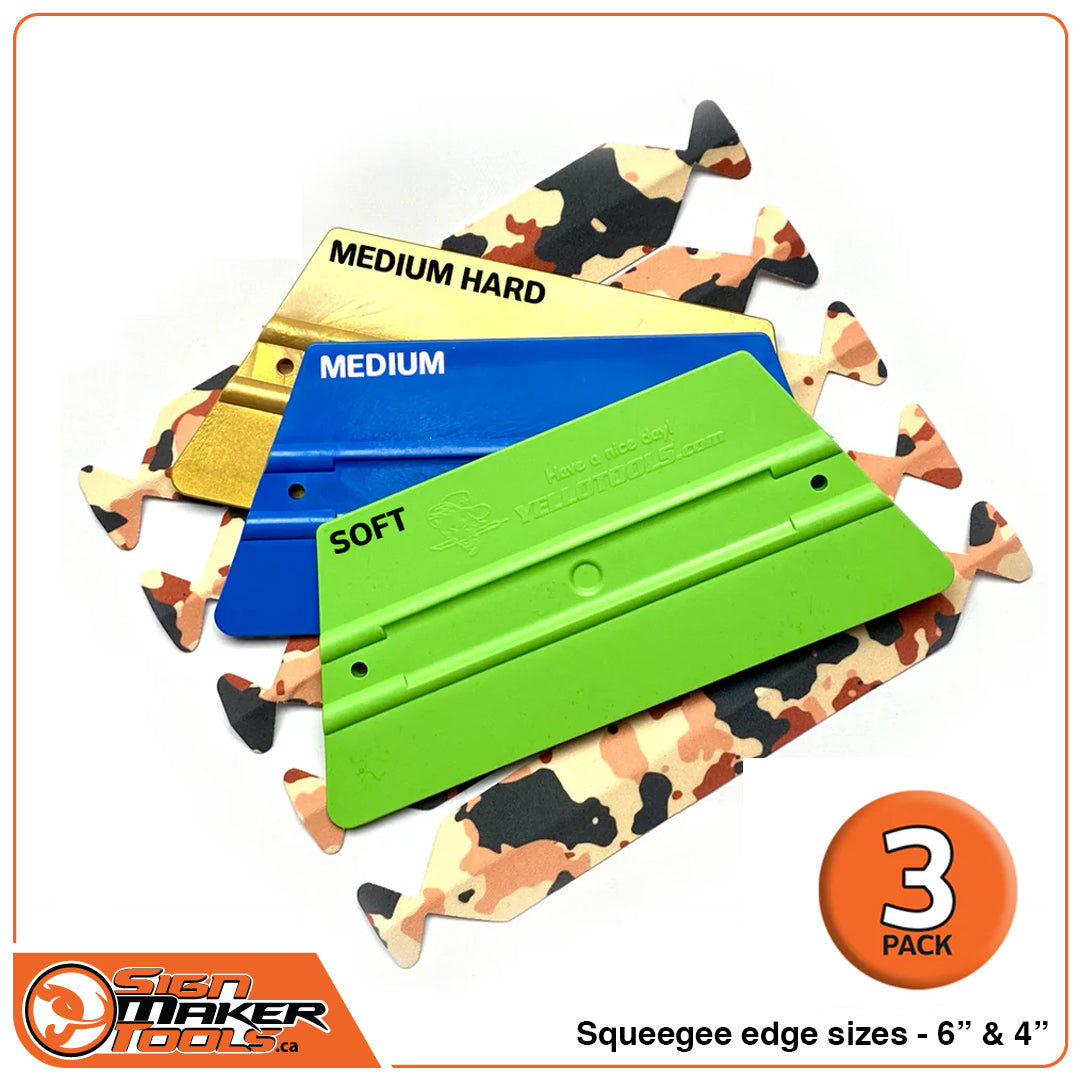 ProWrap DUO 3PACK 6" squeegees