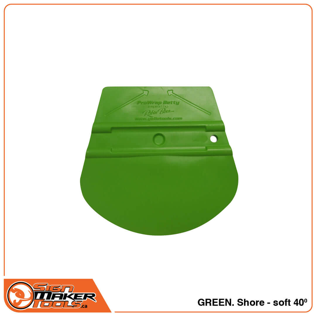 ProWrap Betty green 30-degree soft squeegee for car wrapping