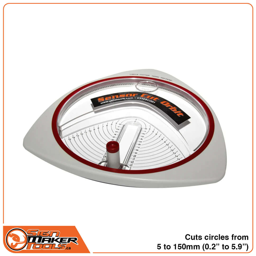 SensorCut Orbit circle cutter tool for precise circle cutting from 5 to 150mm