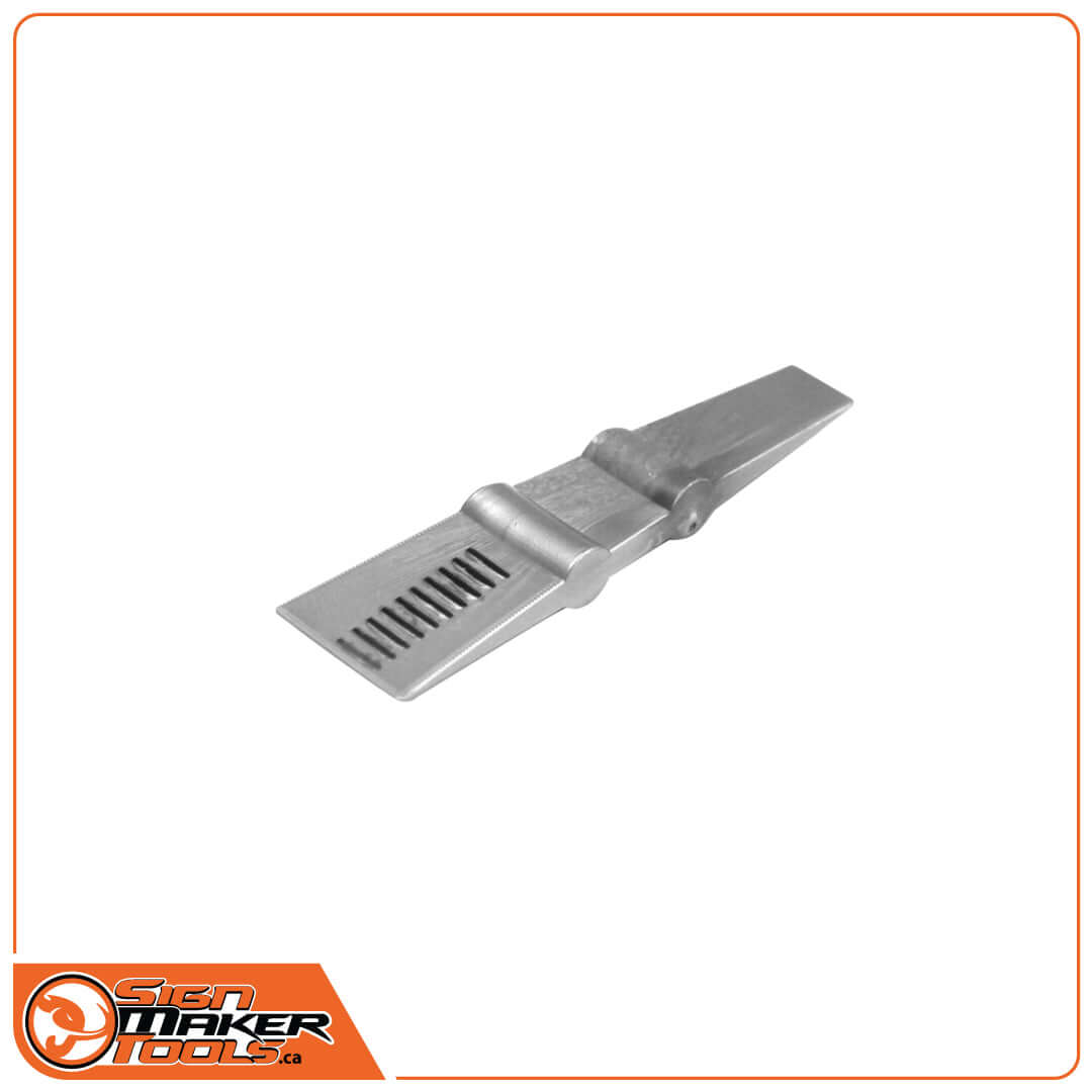 SlipCut MINI tool made from YelloMini squeegee on white background