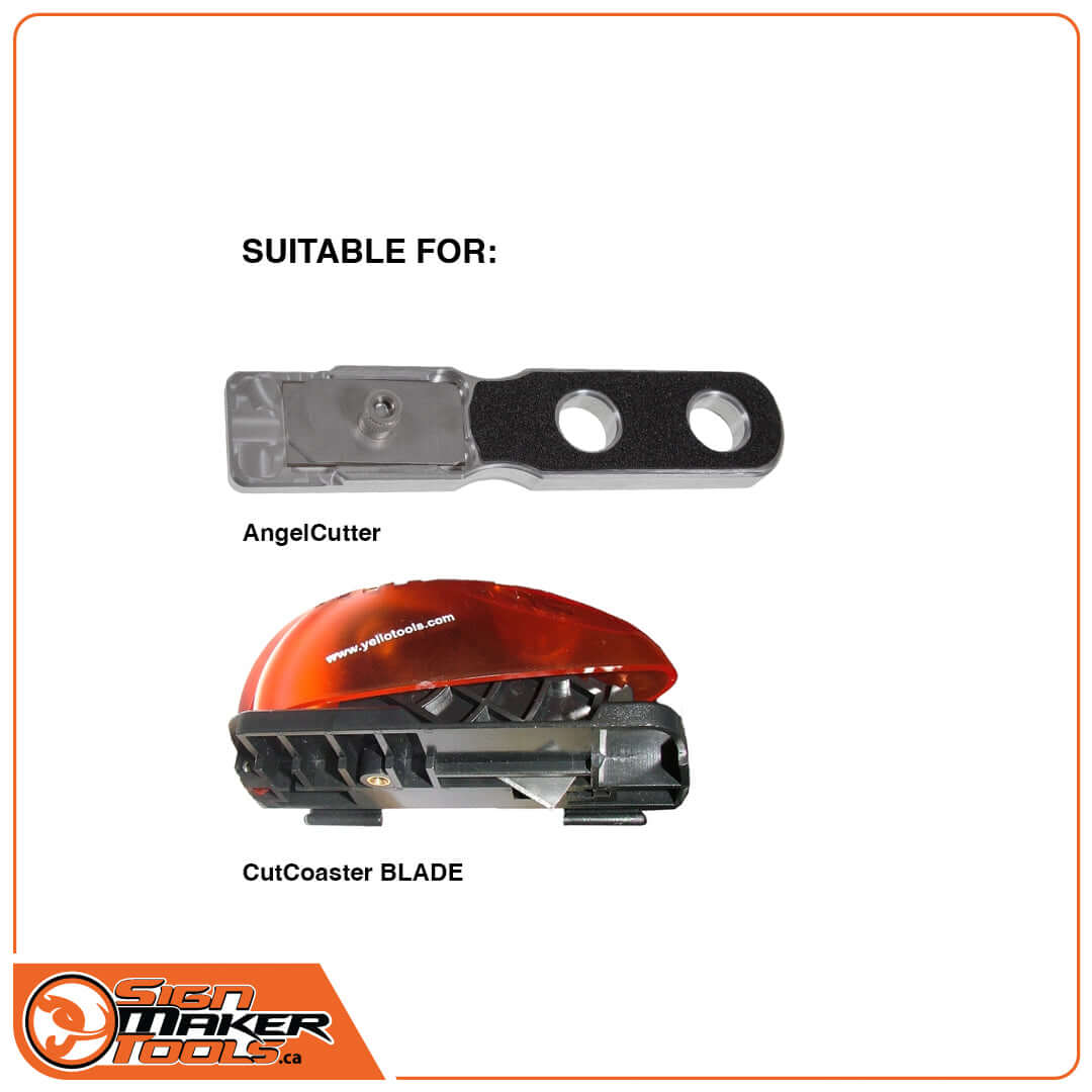 AngelCutter and CutCoaster BLADE compatibility demonstration with replacement blade