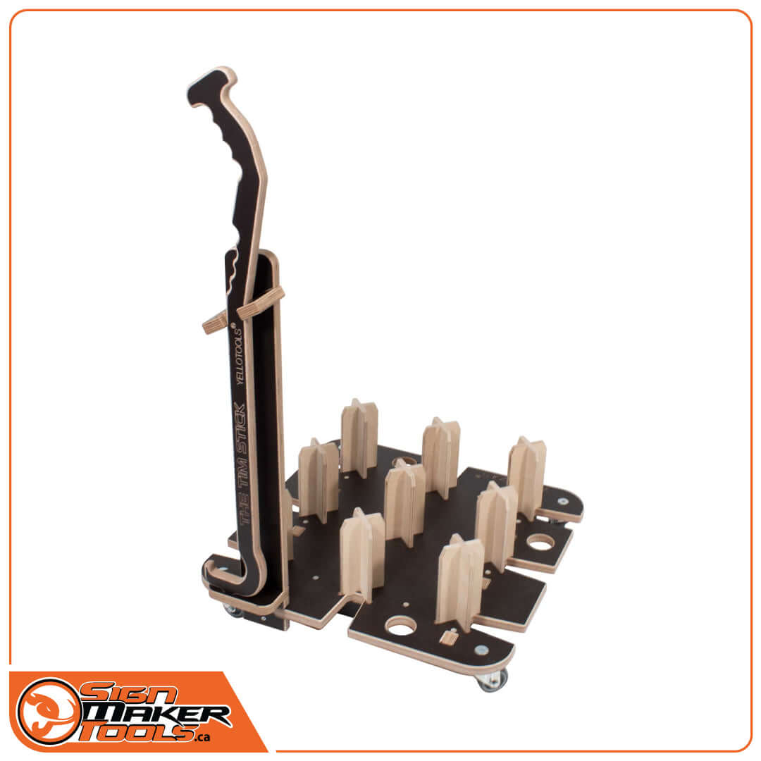 Twister Slot holder displayed with the TimStick lifting aid inserted upright