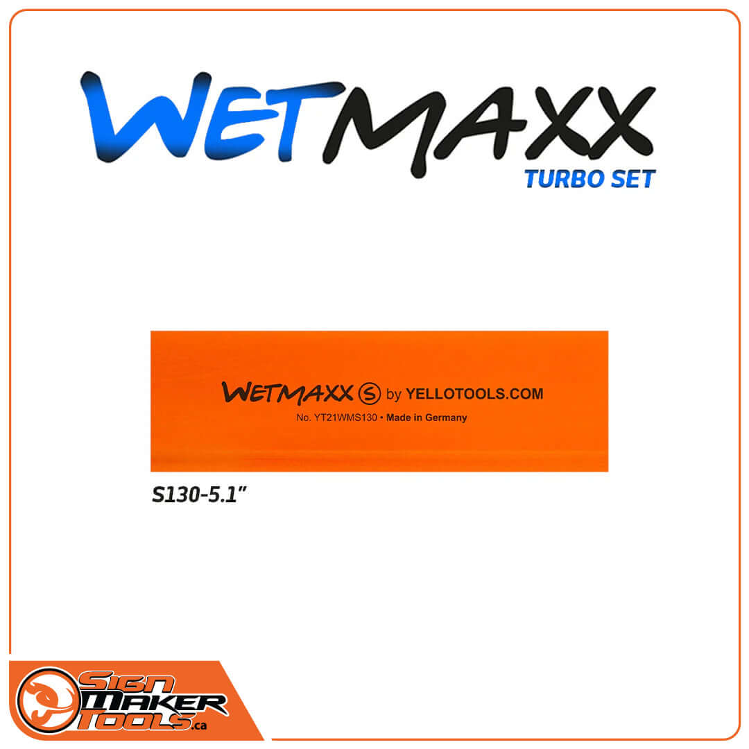 WetMaxx S130-5.1 orange squeegee blade for professional glass and vehicle film application