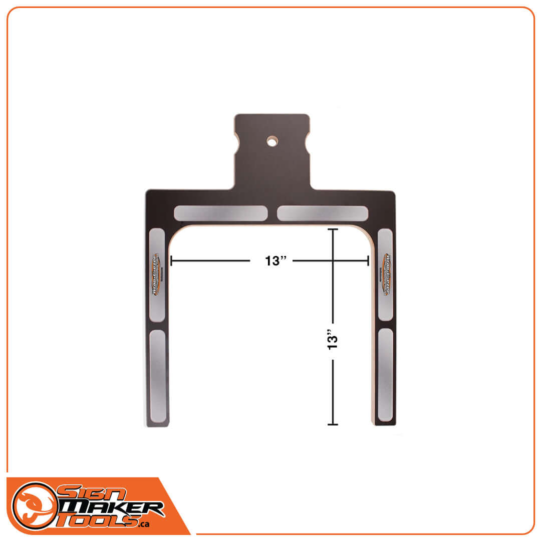Wrap-U-Ezee CLICK-In wrapping frame for car parts, 13x13 inch size, shown on white background