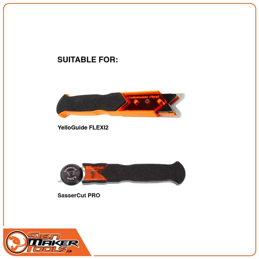 YelloGuide Flexi2 and SasserCut PRO tools compatible with TitanBlades