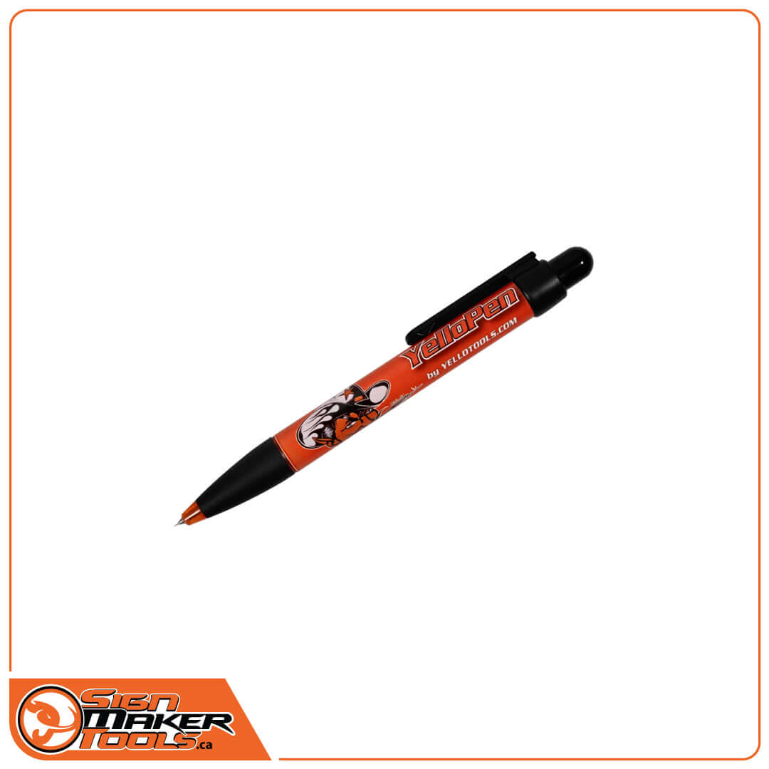 YelloPen ergonomic piercing tool for applying vinyl films