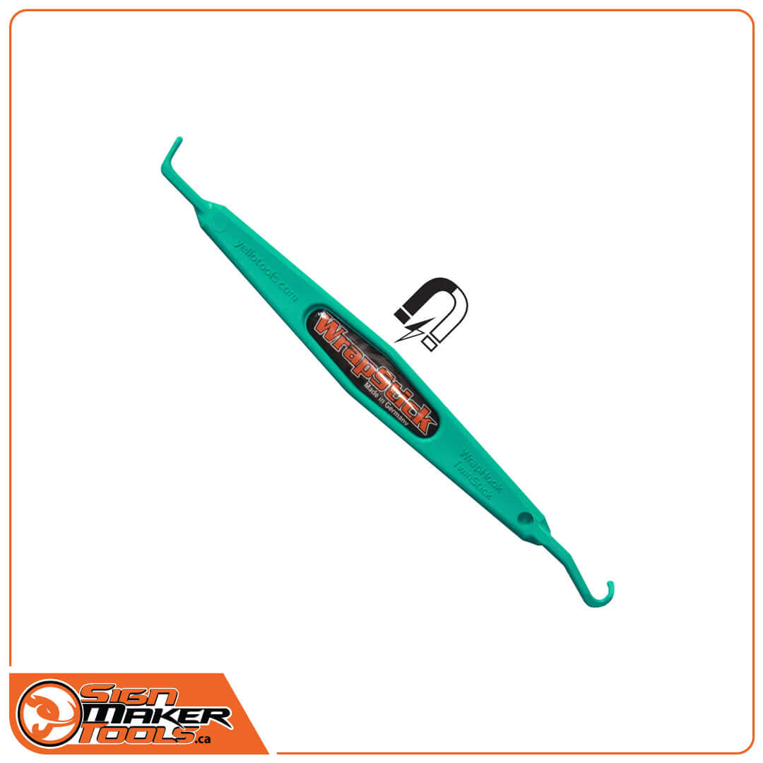 YelloTools WrapStick HOOK—precision Teflon car wrapping tool for tight vinyl installations