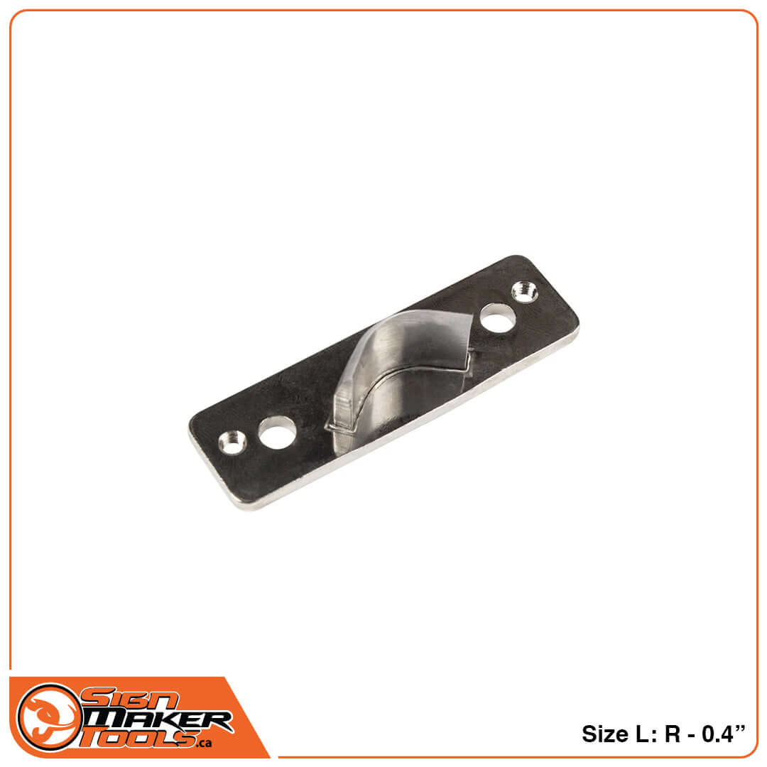 Interchangeable punch-plate for EasyEdge FLEXI R10 corner radius