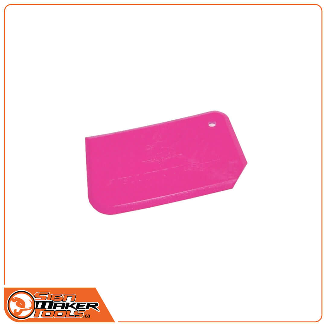 Pink YelloBlade tool replacement blade for sticker removal