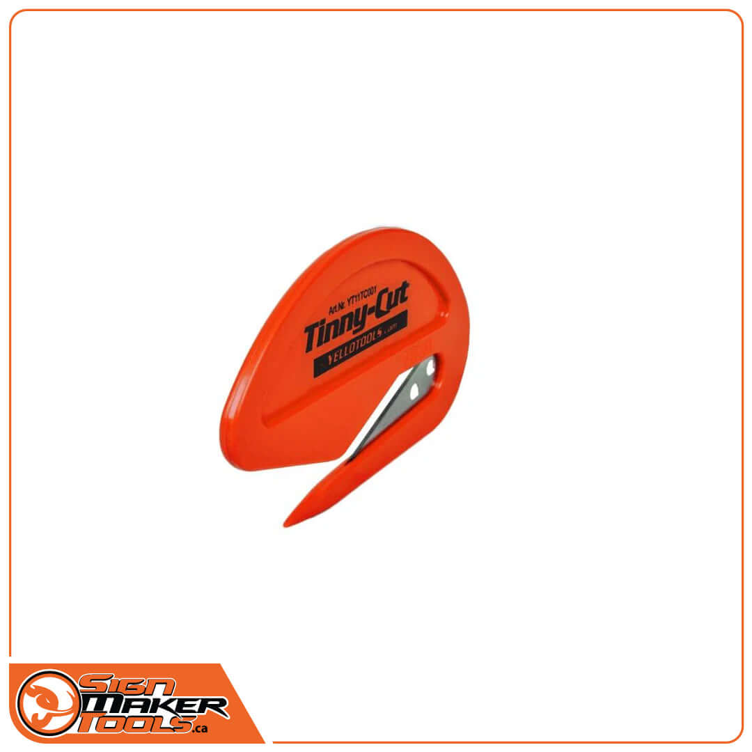 TinnyCut vinyl cutter with Titan-Nitride blade by Yellotools for precision cutting