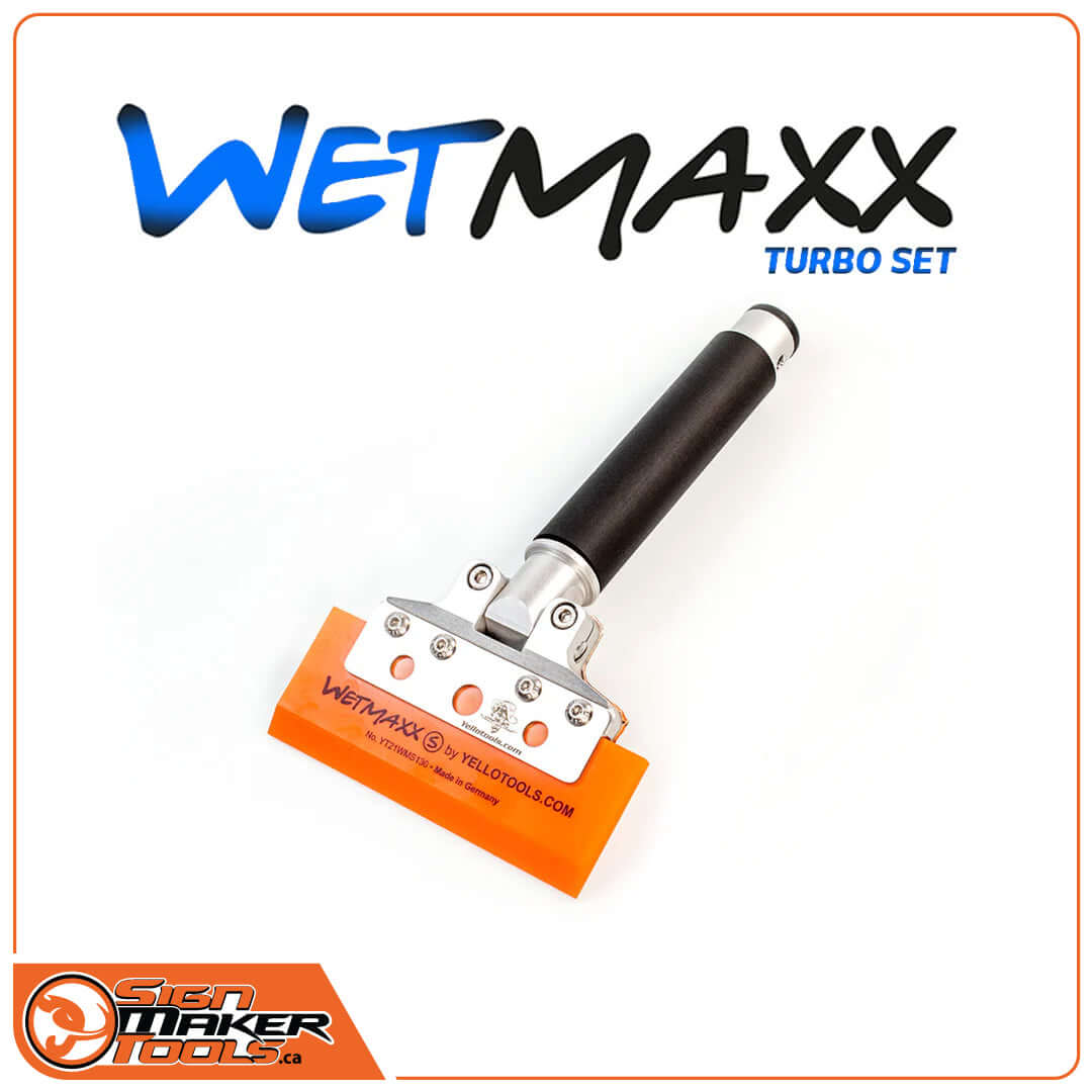 WetMaxx squeegee tool with orange blade for window film or tint installation