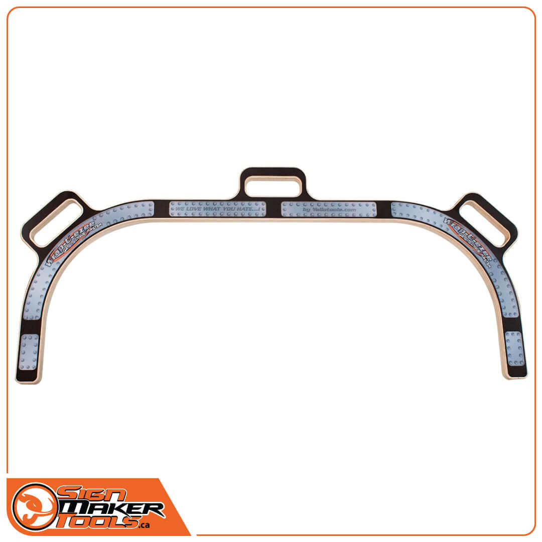 Wrap-U-Bumper tool for easy vehicle wrap application on bumpers