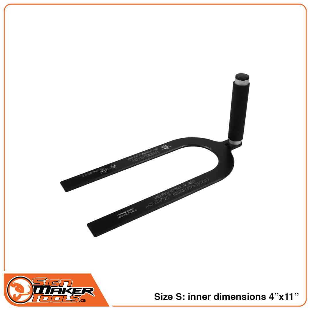 Wrap-U-Ezee Flat size S car wrapping tool with 4x11 inch inner dimensions
