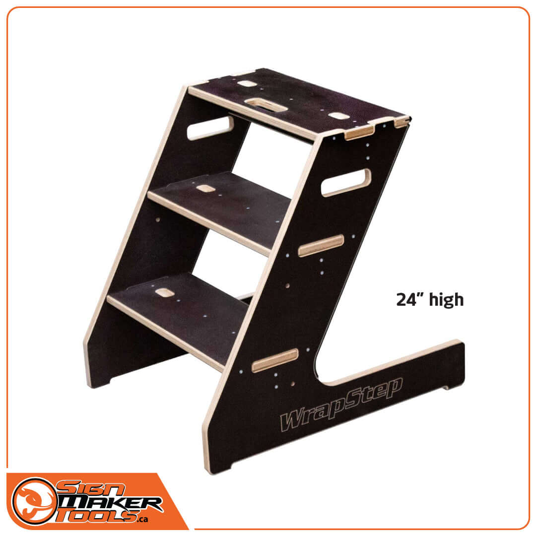 WrapStep 3-step ladder with 24 inch height for easy vehicle access